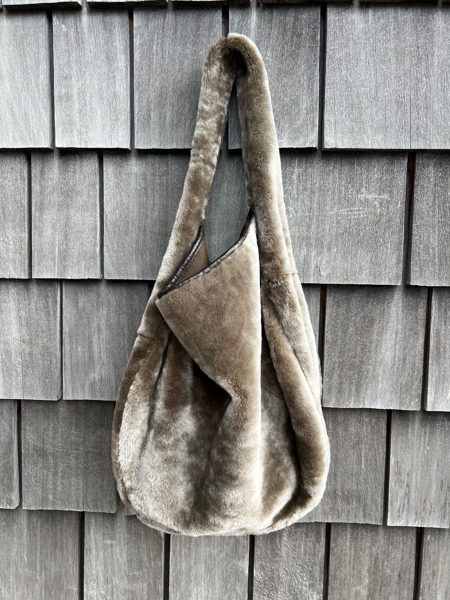 Shearling bag